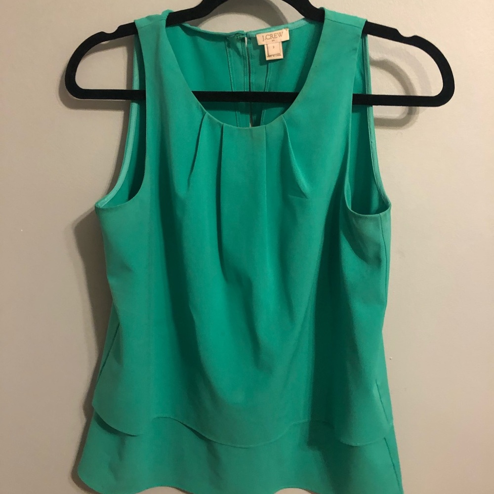Green dress tank